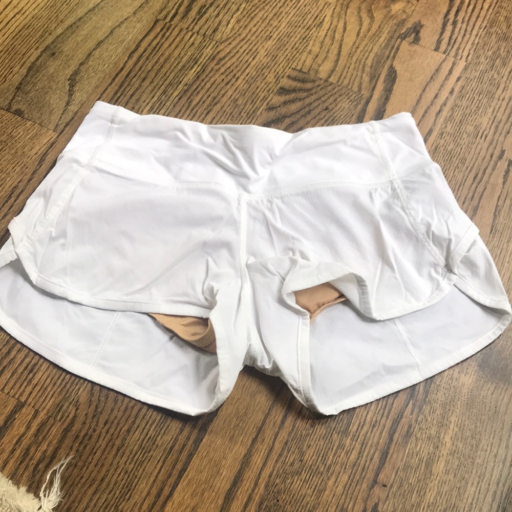 Lululemon White Shorts